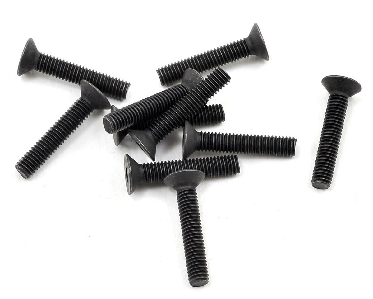 Mugen Seiki 3x16mm SJG Flat Head Hex Screw (10) [MUGB0752