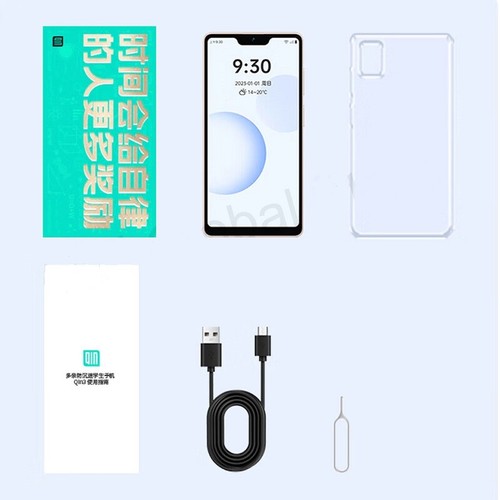 Qin 3 Pro Ultradünnes 4G LTE Smartphone 6GB+128G Android 12 Fingerabdruck pink - Afbeelding 12 van 13