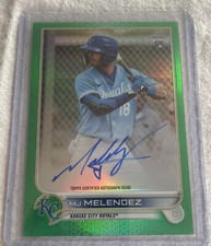 2022 Topps Chrome MJ Melendez RC Green On Card Auto #10/99🔥🔥