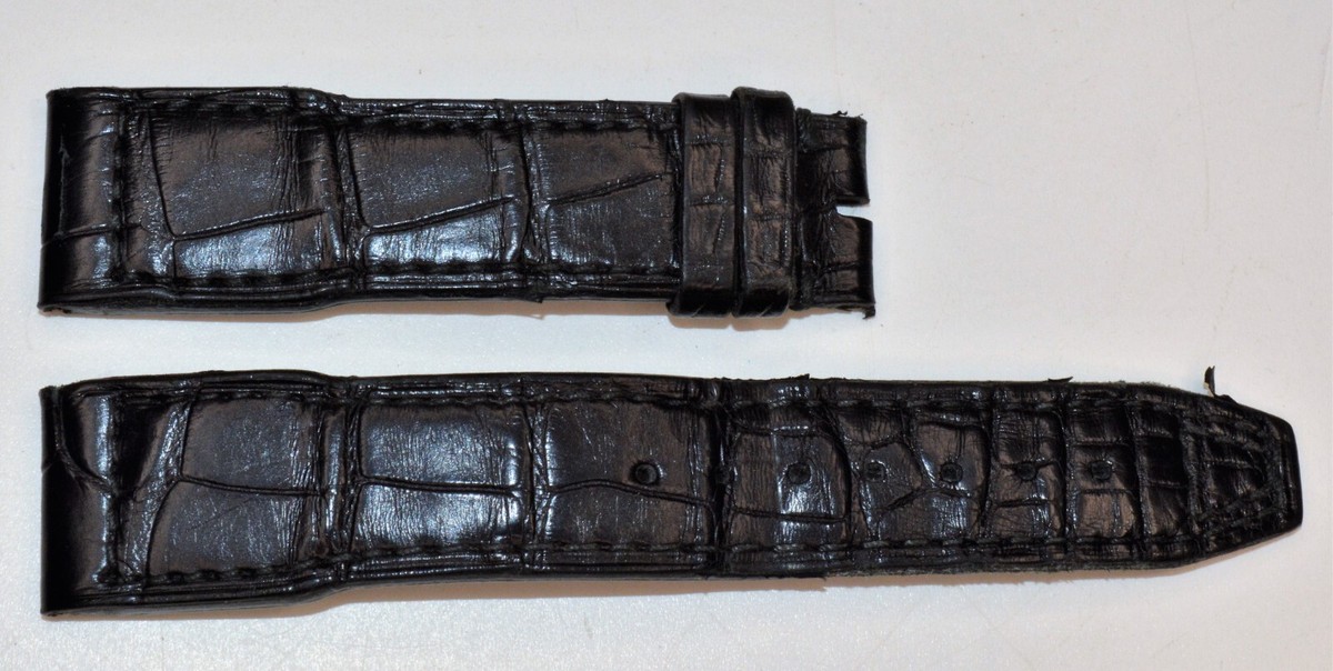 Authentic IWC A59204 BTAA Black Leather watch strap 20mm x