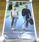 Very Rare Tom Cruise Hand Signed Autograph Rain Man Movie Poster 27x40