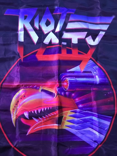 Riot City - Tapiz de bandera promocional Burn The Night - 42”x29,5” - Imagen 7 de 7