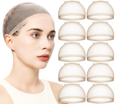 20 piezas de gorros para pelucas de mujer con encaje frontal