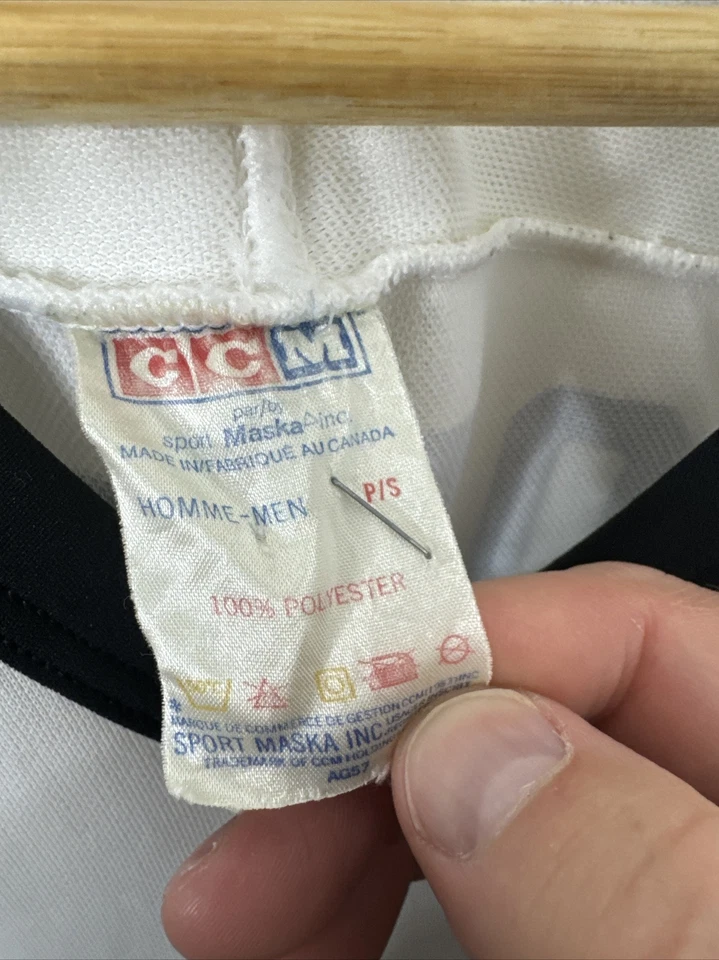 Camiseta deportiva vintage de los Pittsburgh Penguins para hombre Paul Coffee After Market letras Foto 3 de 4