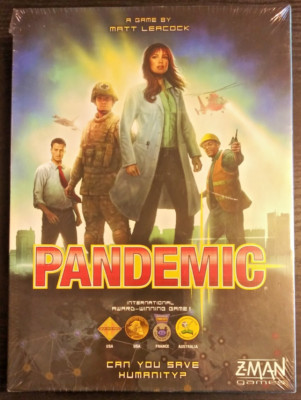 PANDEMIC Board Game 2013 by Z-MAN Games NEW/SEALED/LOW COST SHIPPING/SHIPS INT'L