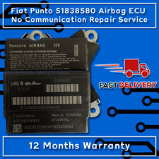 Fiat Punto 51838580 Airbag ECU No Communication Postal Repair Service