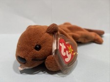 TY Beanie Baby - BUCKY the Beaver (4th Gen hang tag) (8.5 inch)