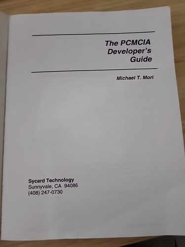 PCMCIA Developers Guide Michael T. Mori With Disc Sealed PC Card Sycard 1994 - 第 3/6 張圖片