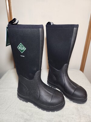 THE ORIGINAL MUCK BOOT COMPANY MEN'S CHORE CLASSIC NWT - HI BLACK sg