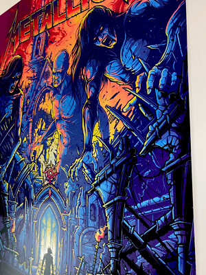 Metallica The Unforgiven Dan Mumford Poster Silkscreen X/100