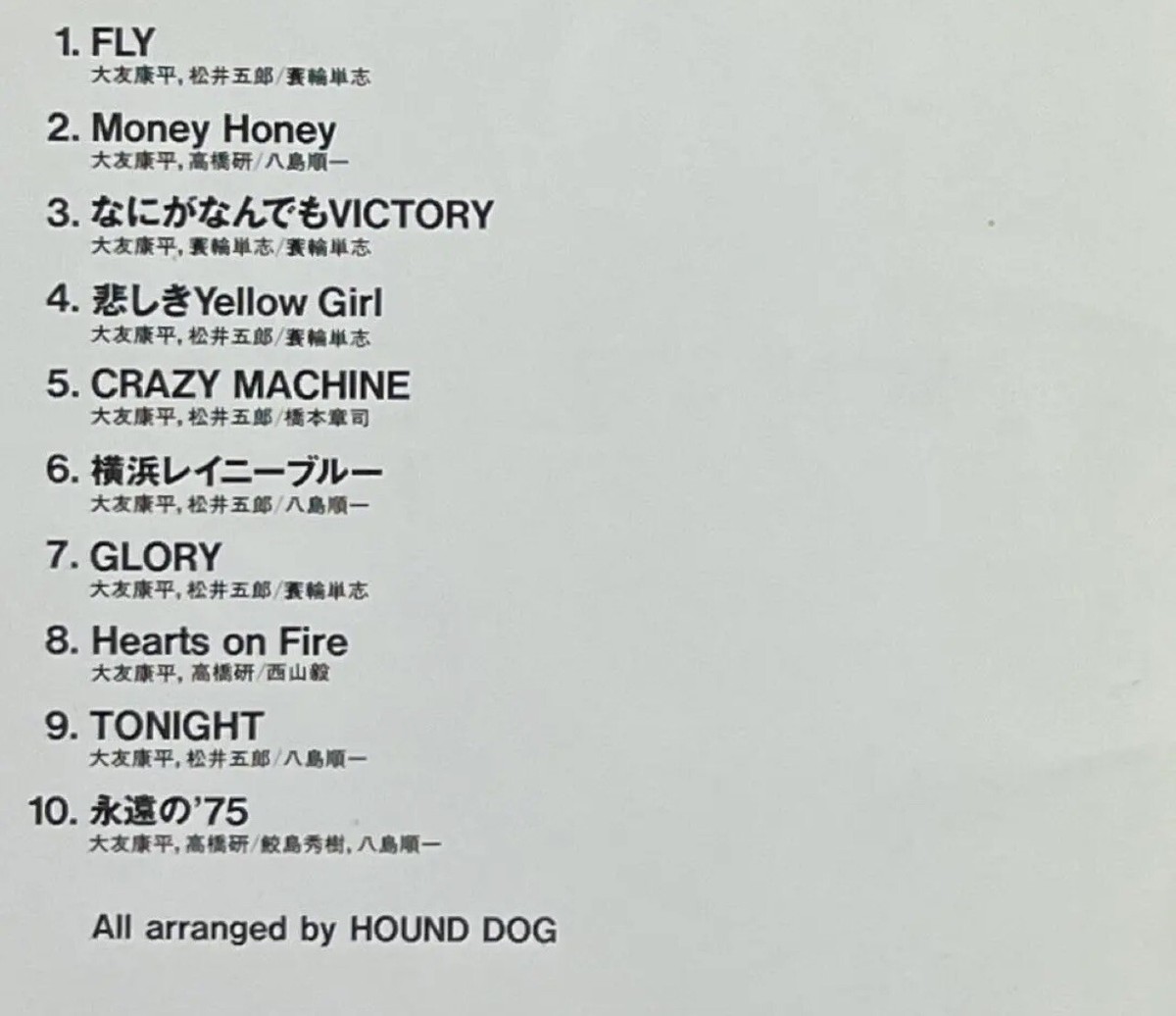 未開封 HOUND DOG BACK TO ROCK 1991年 BACK TO ROCK by HOUND