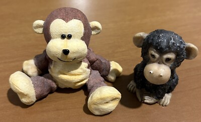 2 freche Affen Ornamente Valentinstag Kinderzimmer Geburtstag Jan Freunde süße Tiere