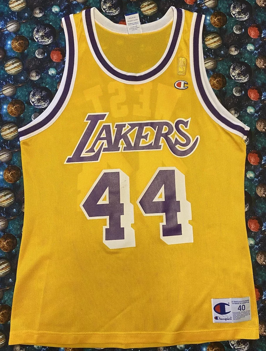 Jerry West Los Angeles Lakers Vintage Champion Basketball 