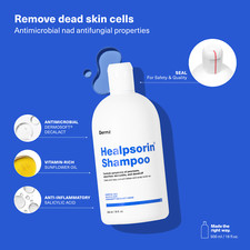 Dermz Hermz Healpsorin Therapeutic Psoriasis Shampoo 500ml Salicylic Acid & 