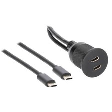 The Install Bay IBR113 Dual USB-C Charge And Data Flush Mount