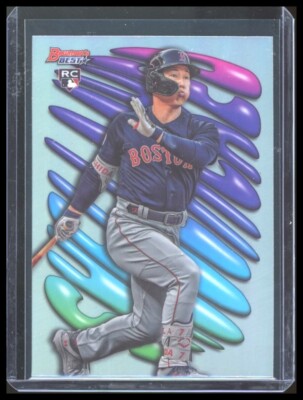 MASATAKA YOSHIDA 2023 Bowman's Best Baseball Red Sox 'Shellacked' Rookie Card