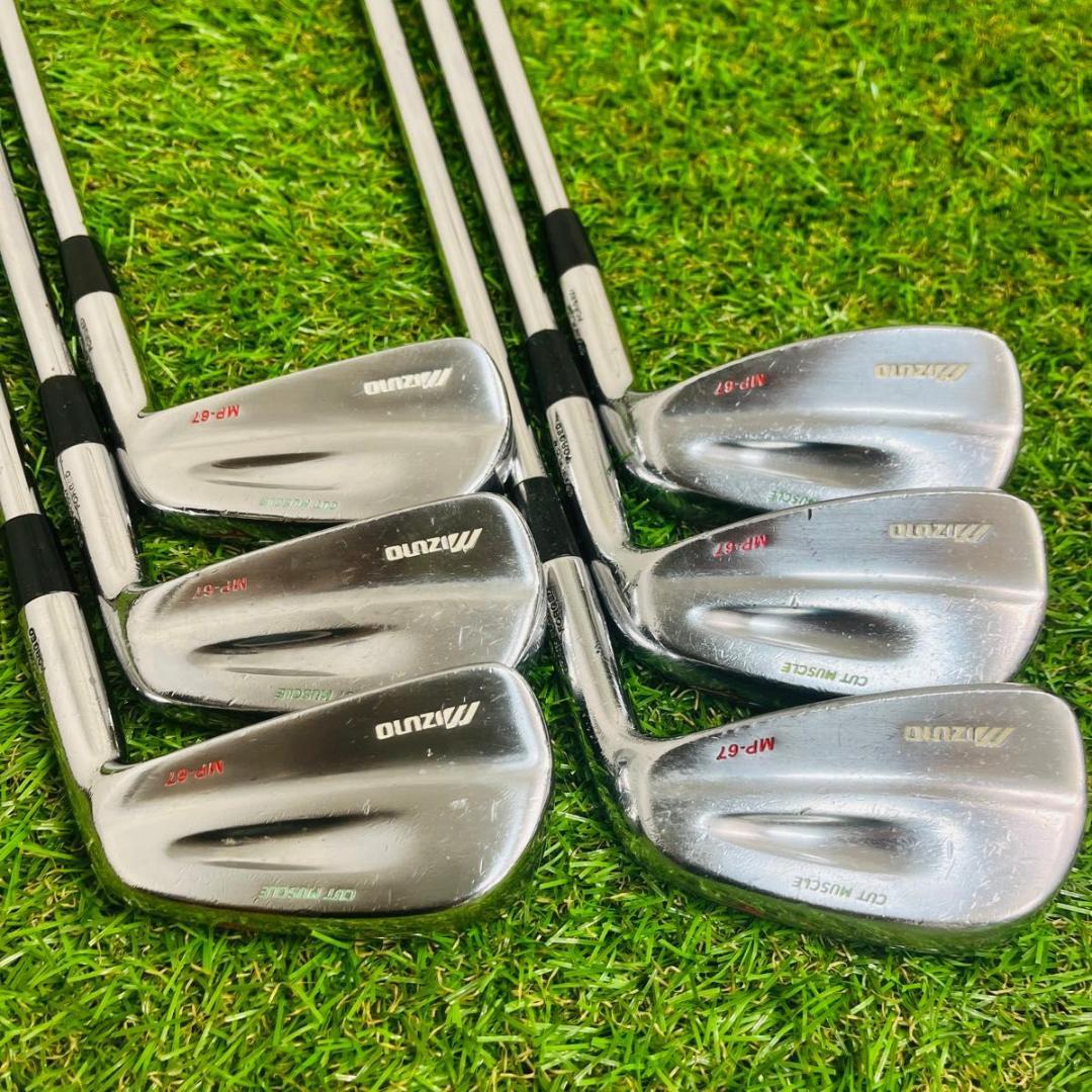 Mizuno MP67 Cut Muscle 5 Iron Regular Steel Shaft Golf Pride Grip Mizuno MP67 Cut Muscle 5 Iron Regular Steel Shaft Golf Pride Grip