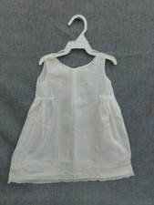 ANTIQUE VICTORIAN BABY DRESS WHITE LAWN LACE