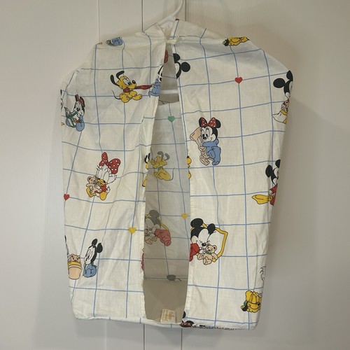 DUNDEE Disney Baby Diaper Stacker Baby Mickey Minnie Mouse Pluto VINTAGE EUC