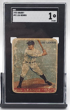 Lou Gehrig SGC 1 1933 Goudey #92
