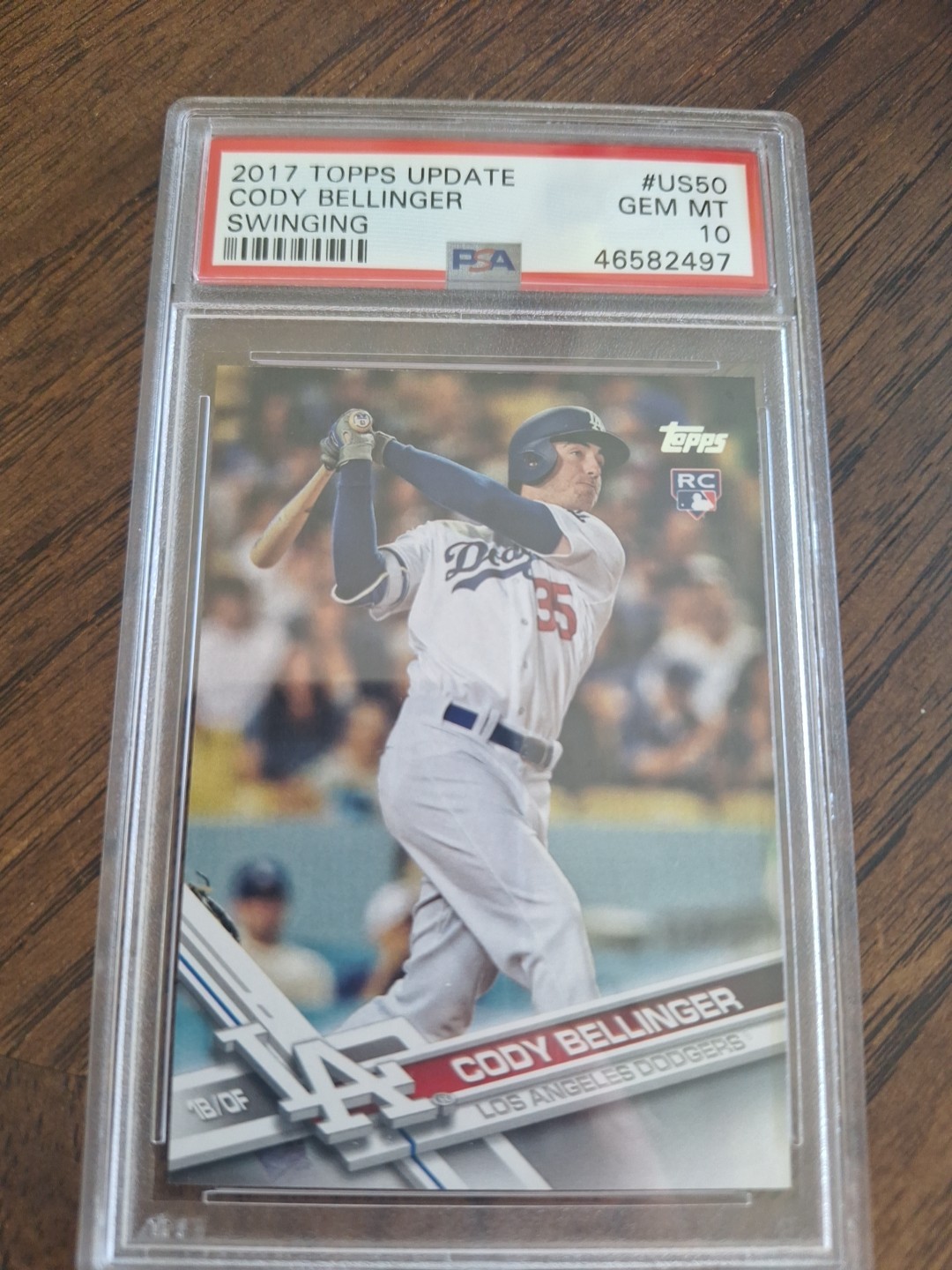 2017 Topps Update Cody Bellinger US50 RC PSA 10