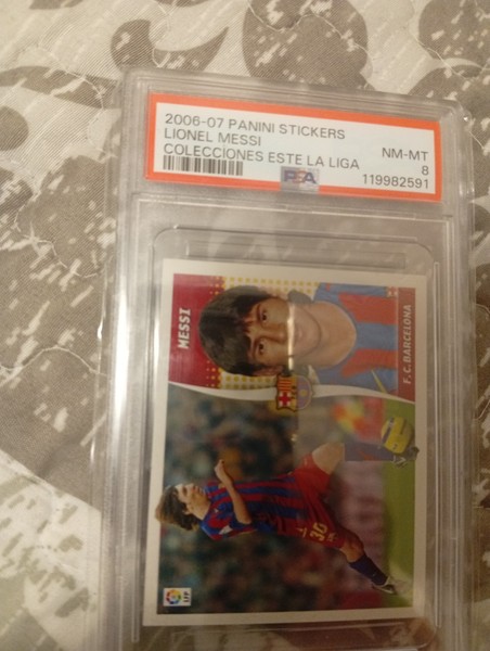 Messi Liga Este 2006/07 PSA 8