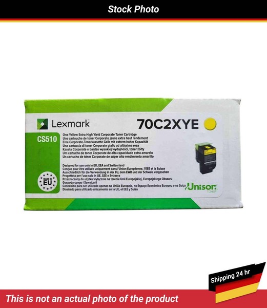 70C2XYE Lexmark Cs510De Toner Cartridge Yellow-image