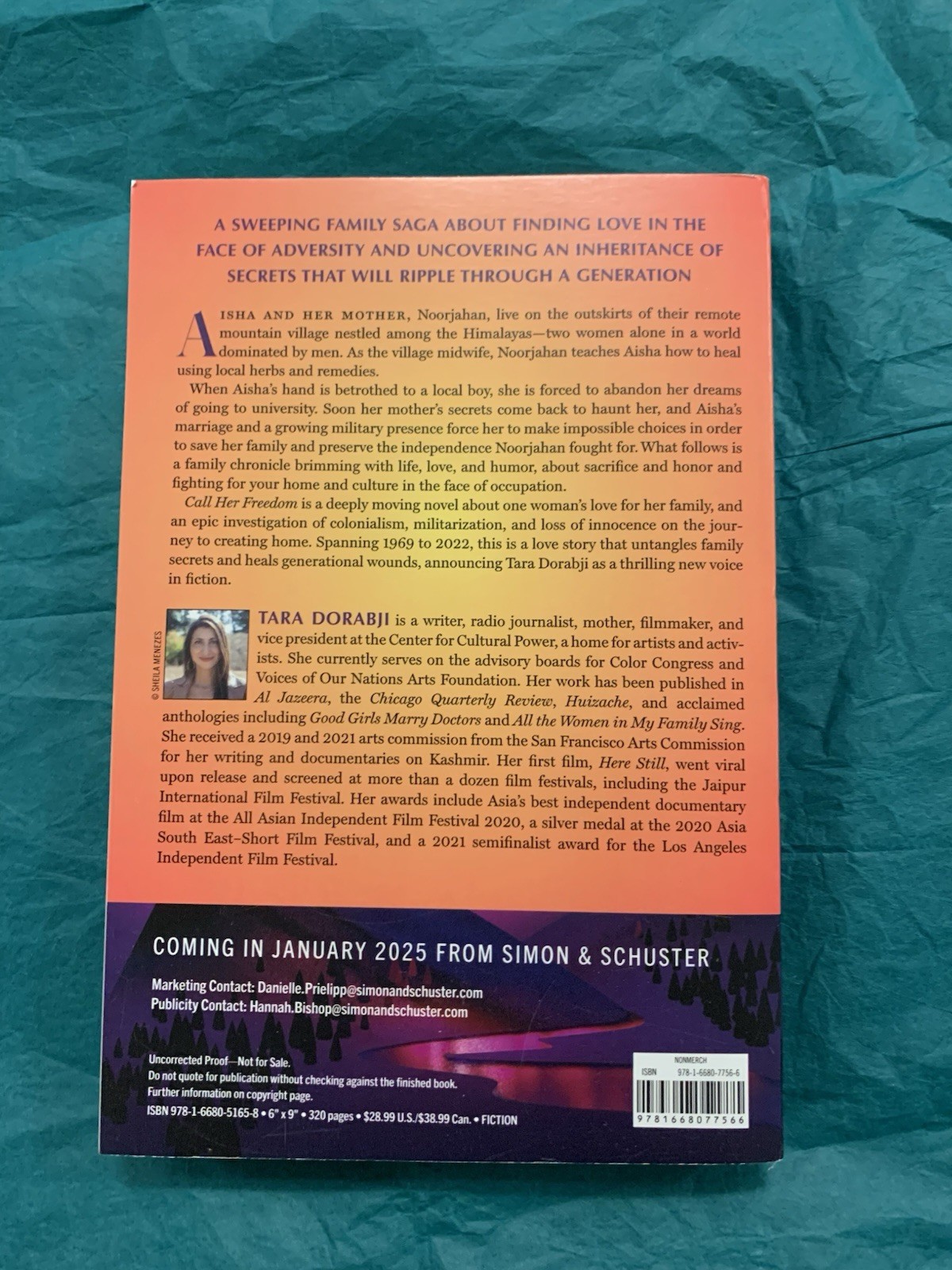 Call Her Freedom: A Novel by Tara Dorabji (softcover)