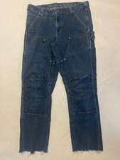 Dovetail Workwear Pants Women 12x32 Dark Wash Britt Utility Carpenter Work Jeans