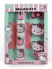 Handstand Kitchen Hello Kitty Cookie Baking Set with Cookie Cutters, Non-Stic...