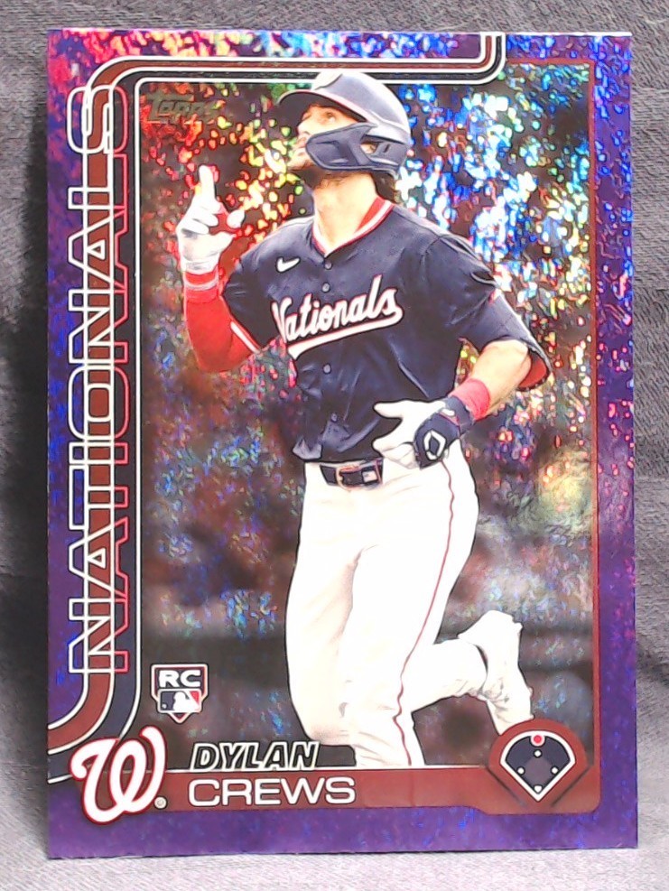 DYLAN CREWS 2025 Topps #74 (RC)(#'d) /250 Purple Holo Foil