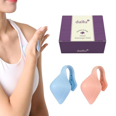 #ad CHIRO CARE dallu Manual Massager Tool Using Palm Pressure Blue amp; Pink $34.99