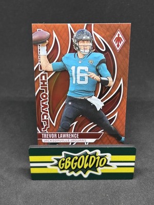 2023 Panini Phoenix - Flame Throwers Trevor Lawrence #FLA-22 Orange /99