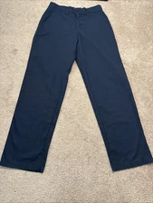 Red Kap Men’s Work Pants Size 32 Uniform Navy Blue 30 X 32