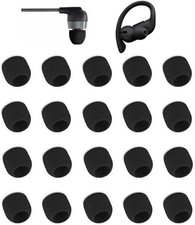 Black Ear Tips for in-Ear Headphones Extra Small Kids Size 10 Pairs