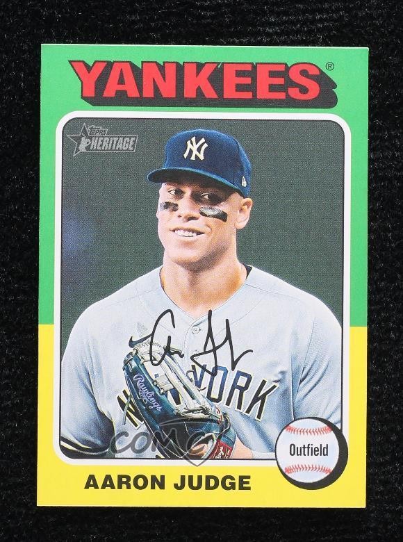 2024 Topps Heritage Color Swap Variation Aaron Judge #112 e7o