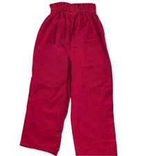 70s 80s Vintage Healthtex Red Corduroy Girls Elastic Waist Pants 5