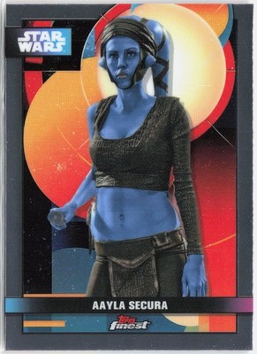 2025 Topps Star Wars Smugglers Outpost - Base Finest #F-15 Aayla Secura