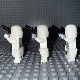 LEGO Snowtrooper Commanders minifigures lot of 3 SEE BELOW - Great condition