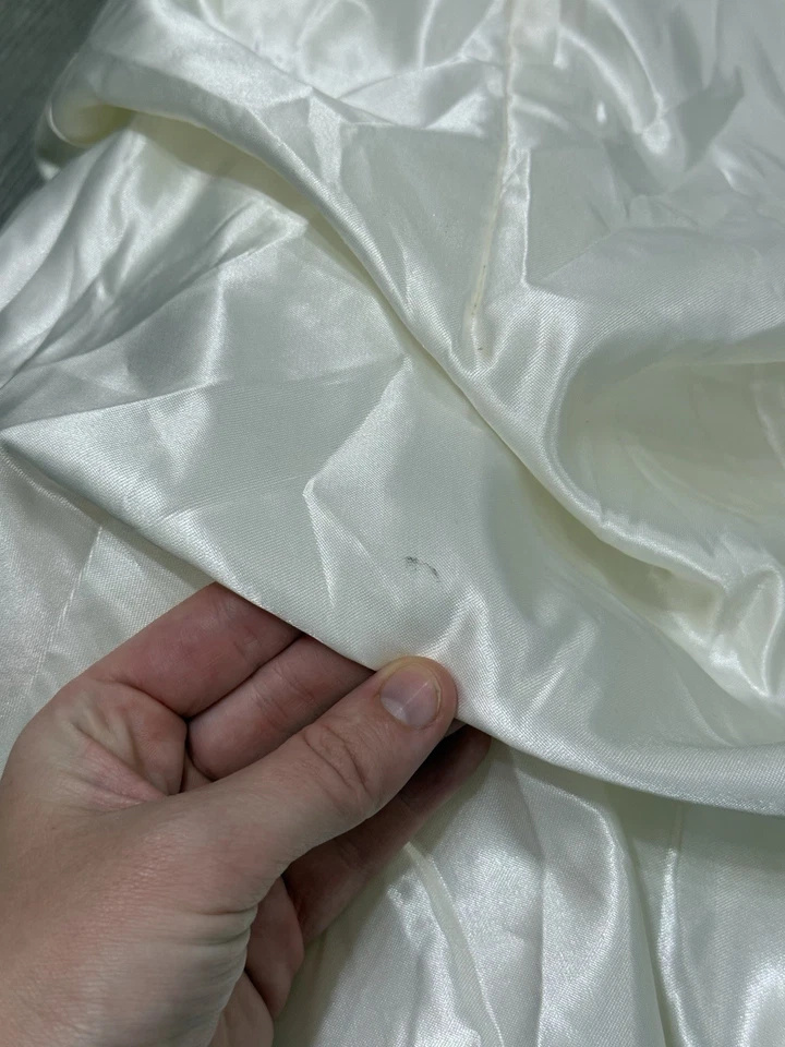 Jessica McClintock Gunne Sax 奶油和金色连衣裙女式 3 码美国制造 — 第 2/4 张图片