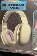 New Platinum Vibes Wireless Bluetooth Headpho...