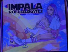 Impala Girl's Quad Roller Skates, Leopard - Size 8