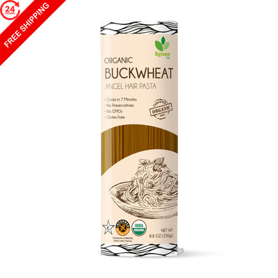 Big Green Organic Food- Buckwheat Soba Angel 2.93 Ounce (Pack of 3)