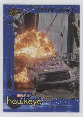 2023 Upper Deck Marvel Studios Hawkeye Trick Shots Blue 122/199 Giant Arrow z6b