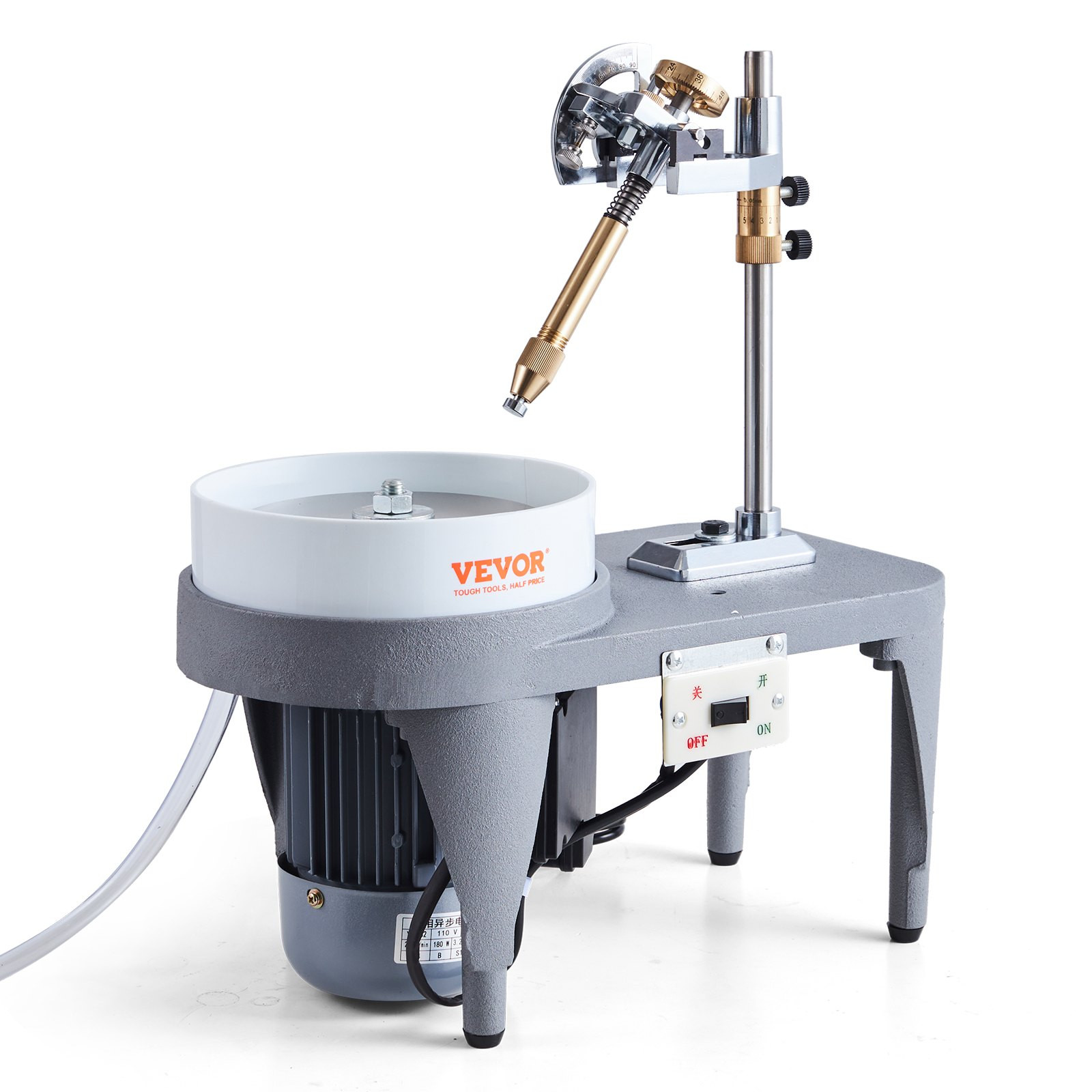 Gem Faceting Machine, 2800RPM Jade Grinding Polishing Machine, 180W 110V Rock P