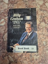 Billy Graham Evangelist To The World Biography Paperback Book John Pollock 1979