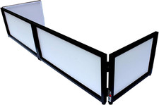 Prox XF-TTFB Tabletop 6 Ft DJ Facade W/Black Frame