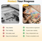 1000 Pieces Rotating Puzzle Board with 4 Drawers,28.74"x20.94" Portable Woode...