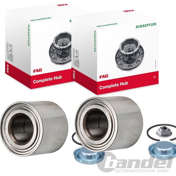 2X FAG RADLAGER-SATZ Hinten Passend FÜR CitroËN C-ELYSEE C3 C4 DS3 DS DS-image