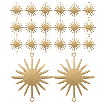 60 Pcs Sonnenblumenarmband Sonnenanhänger Zur Schmuckherstellung